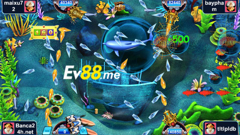 Bắn cá trực tuyến EV88 có game gì hay?