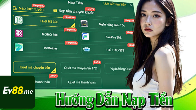 Hướng dẫn nạp tiền 