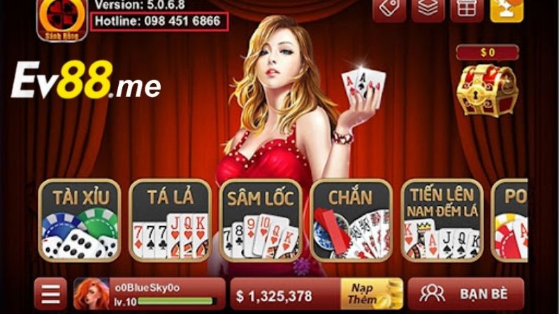 Trải nghiệm các thể loại game bài hấp dẫn tại sảnh Rich88